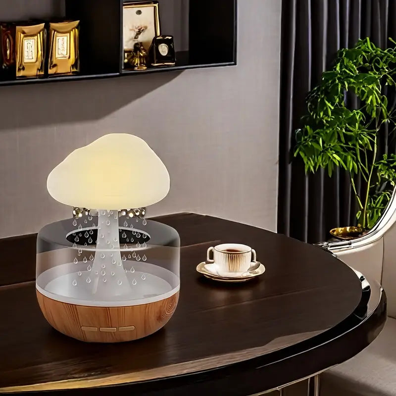 Calm Rain Cloud Humidifier with LED Night Light