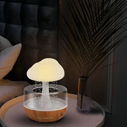 Calm Rain Cloud Humidifier with LED Night Light