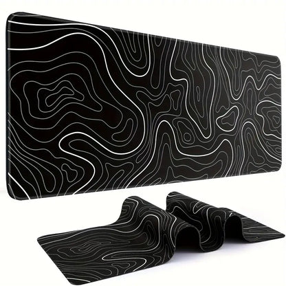 Extra-Large Abstract Terrain Mouse Pad