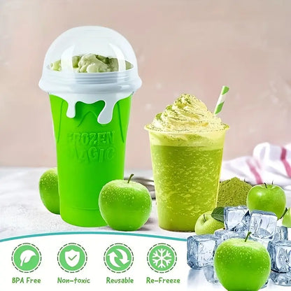 500ml Quick-Freeze Slushy Cup Maker with Lid