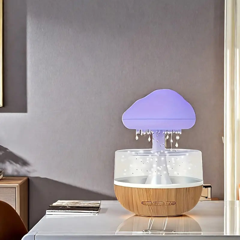 Calm Rain Cloud Humidifier with LED Night Light