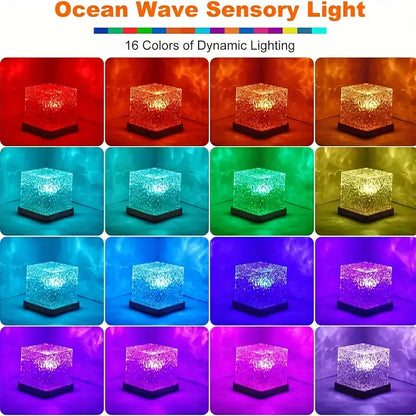 16 Color Water Ripple USB Night Light