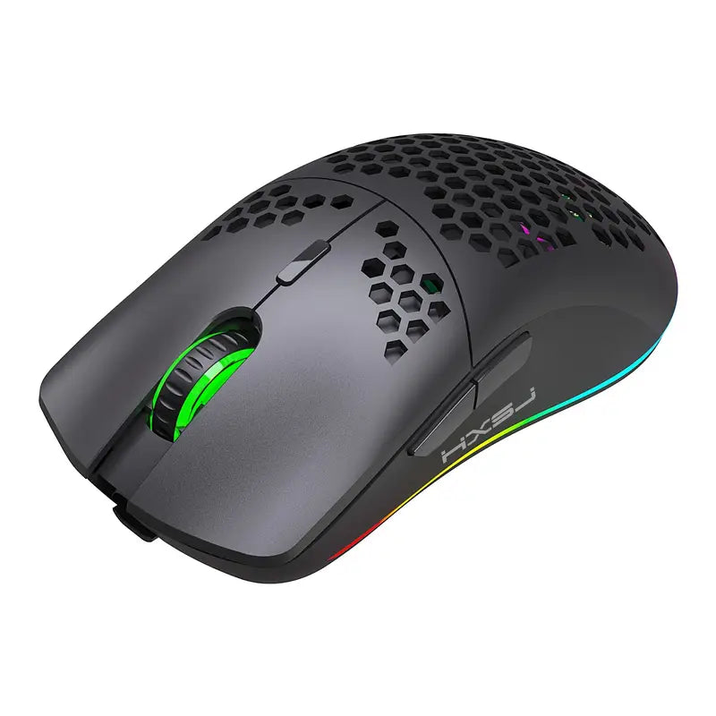 HXSJ 2.4G Wireless Gaming Mouse with RGB Lighting