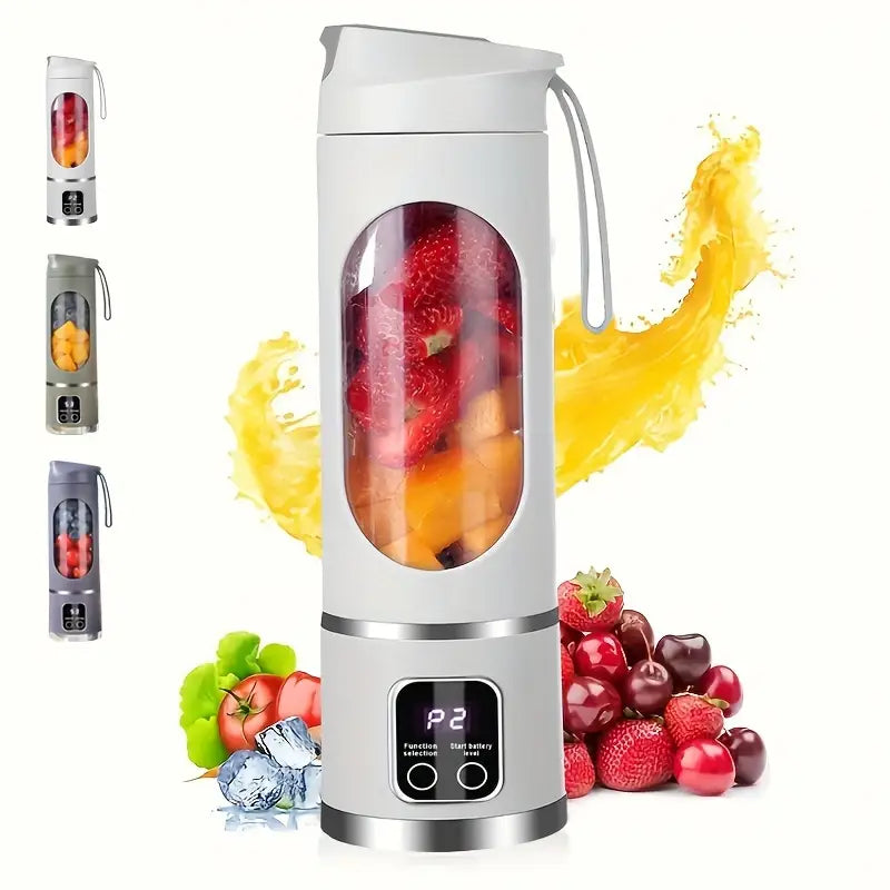 YAOWITHSU Compact USB Rechargeable Portable Fruit Juicer