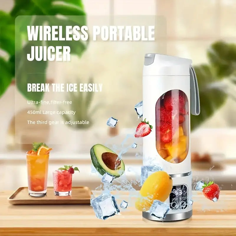 YAOWITHSU Compact USB Rechargeable Portable Fruit Juicer