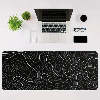 Extra-Large Abstract Terrain Mouse Pad