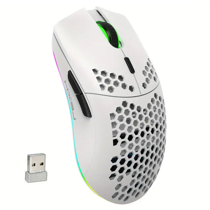 HXSJ 2.4G Wireless Gaming Mouse with RGB Lighting