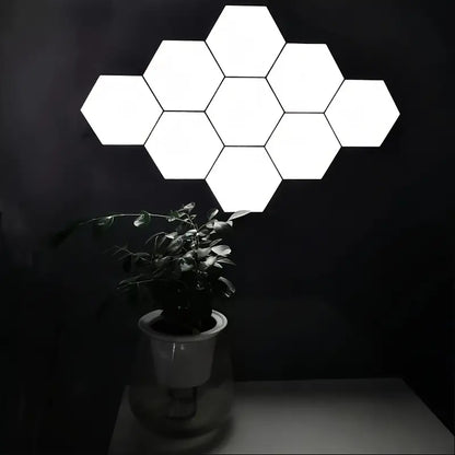 6-Pack Hexagonal LED Wall Lights – Touch-Controlled & DIY Assembly.