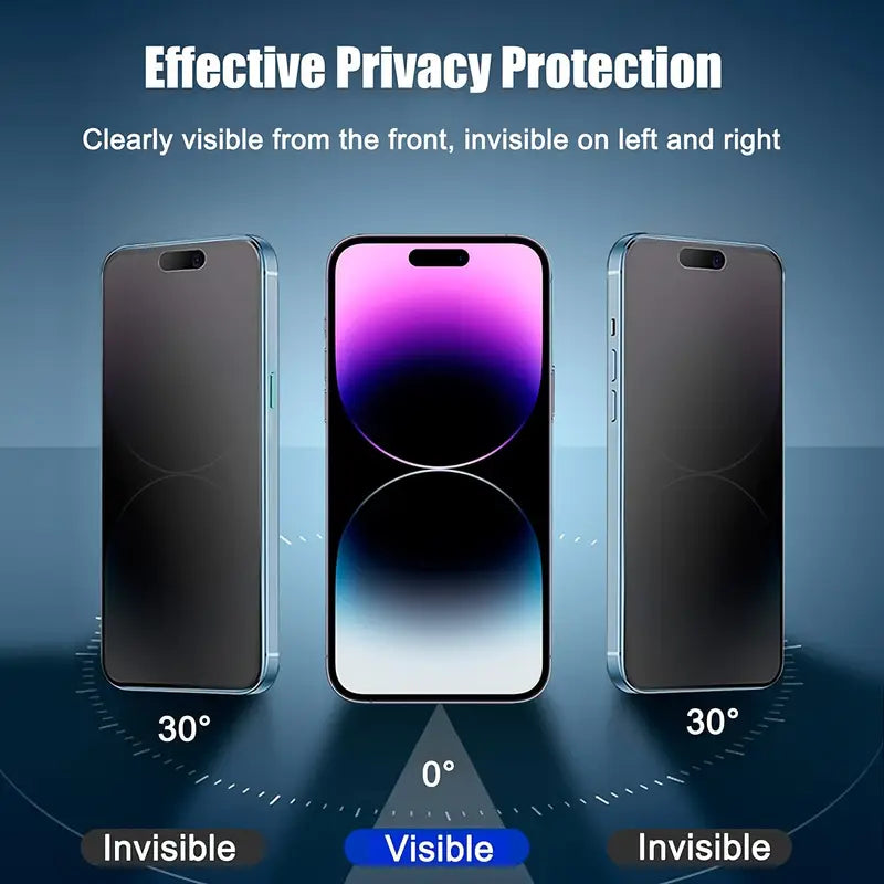 2-Pack Tempered Glass Screen Protector for iPhone 16/15/14