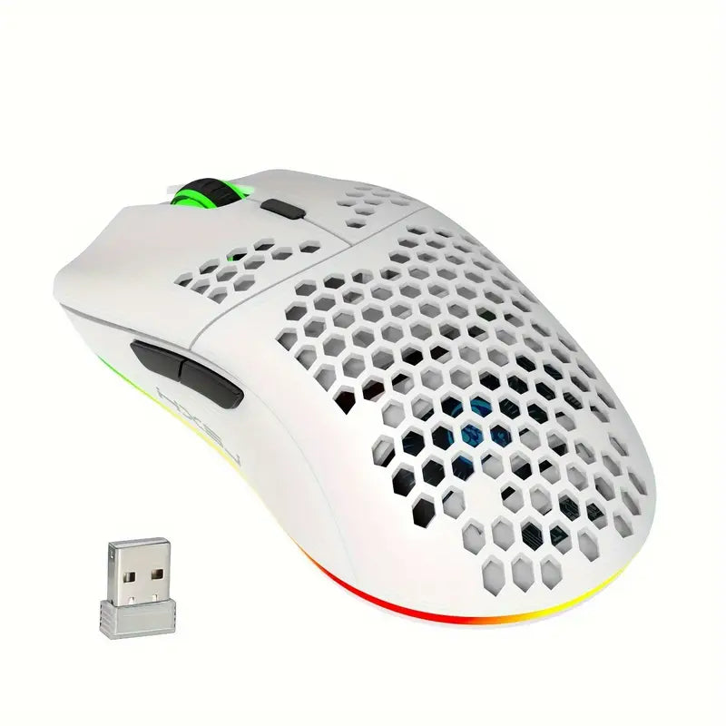 HXSJ 2.4G Wireless Gaming Mouse with RGB Lighting