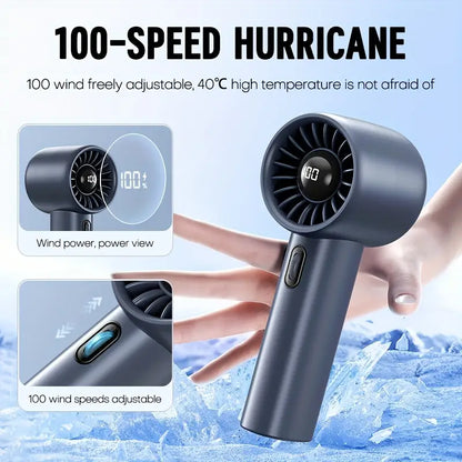 Fan with 100 Speeds Display