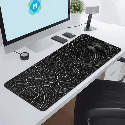 Extra-Large Abstract Terrain Mouse Pad